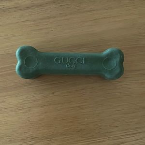 Gucci green dog bone